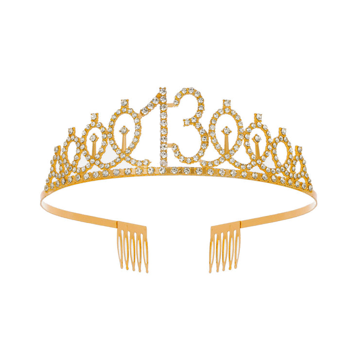 Women's Crystal-Embellished Tiara with Elegant Design Kalsten