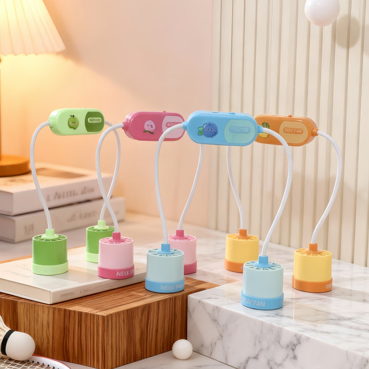 Women Portable Neck Fan with Flexible Design and Powerful Air Circulation Kalsten