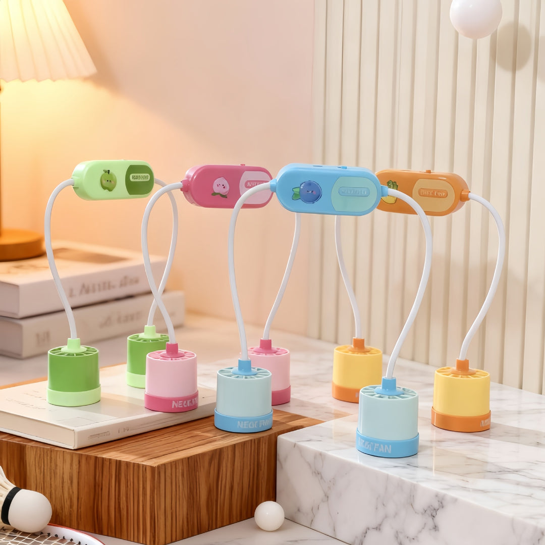 Women Portable Neck Fan with Flexible Design Kalsten