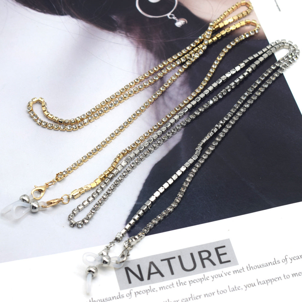 Decorative Rhinestone Eyewear Chain Kalsten