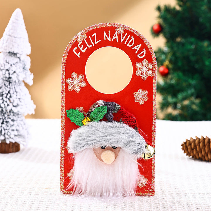 Decorative Christmas decor door sign Kalsten