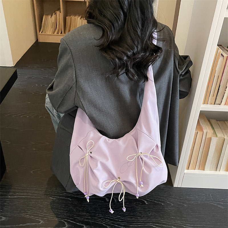 Fashionable Soft Fabric Slouchy Shoulder Bag