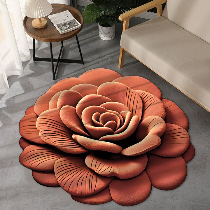 Floral Patterned Bath Mat