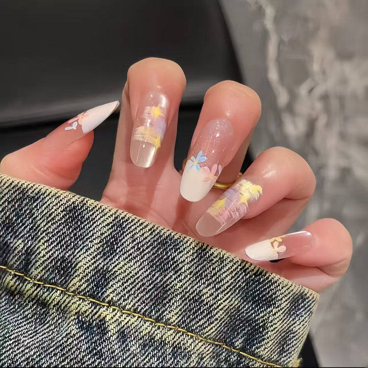 Decorative Character-Themed Press-On Nails with 3D Elements Kalsten