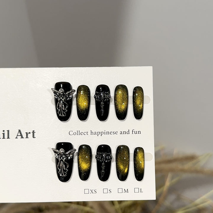 Gothic Fantasy Press-On Nail Art Set