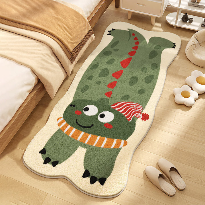 Cute Animal-Themed Plush Floor Mat