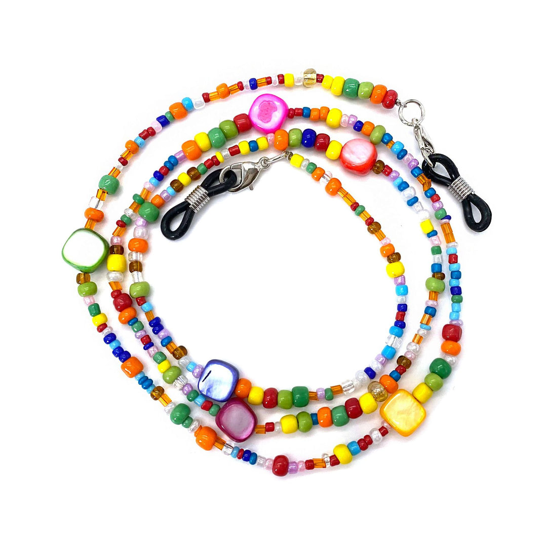 Colorful Beaded Eyewear Retainer Chain Kalsten