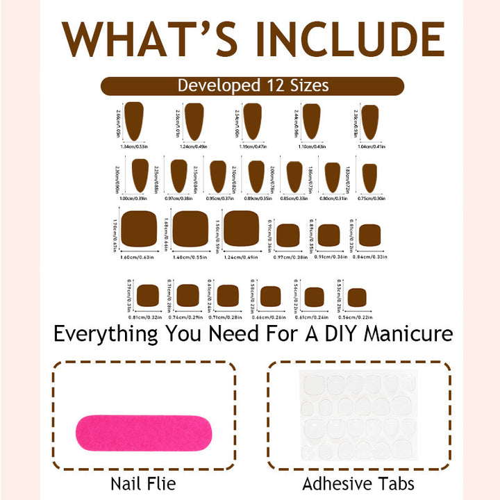 Glamorous artificial nails with unique design Kalsten