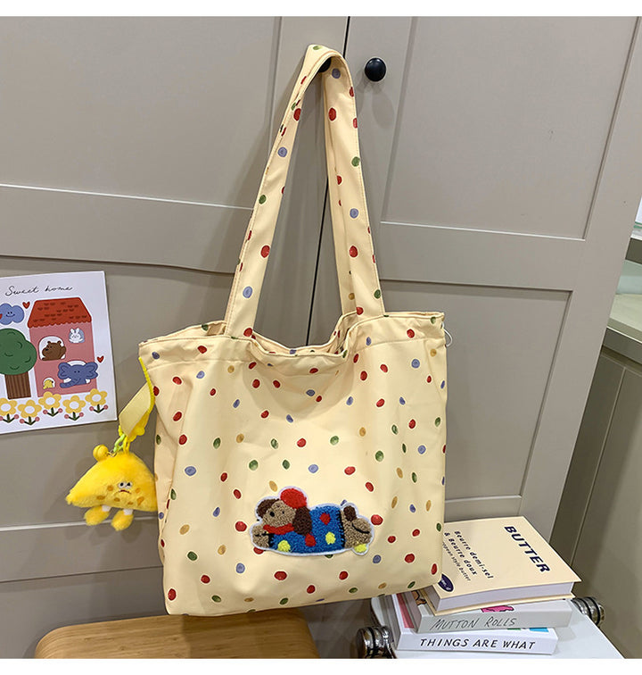 Fun-Themed Spacious Tote Bag Kalsten