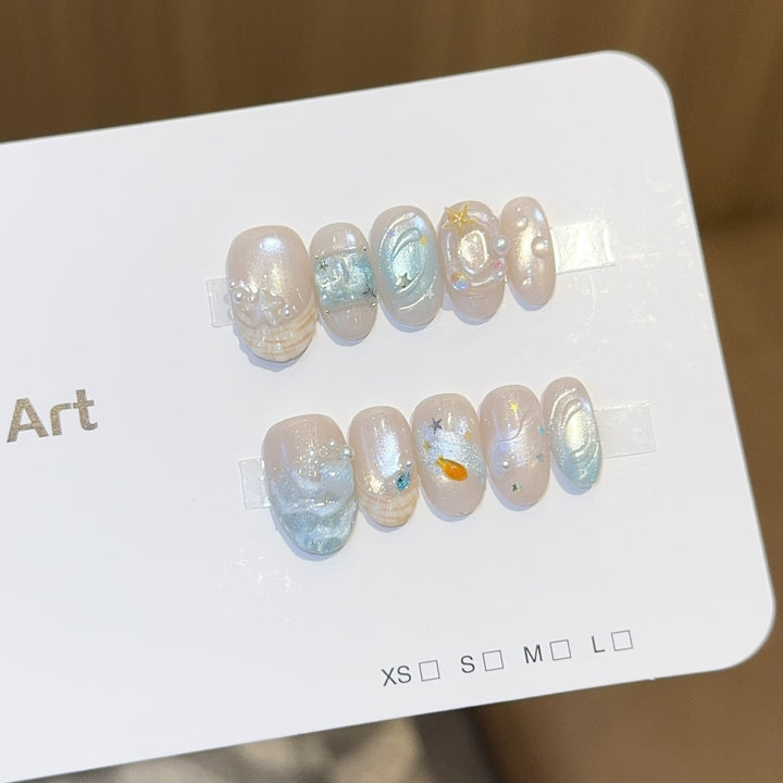 Art Nail Set with Maritime Design Kalsten