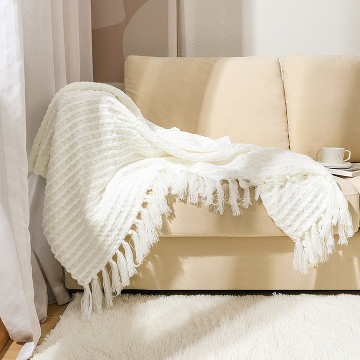 Decorative Woven Throw Blanket