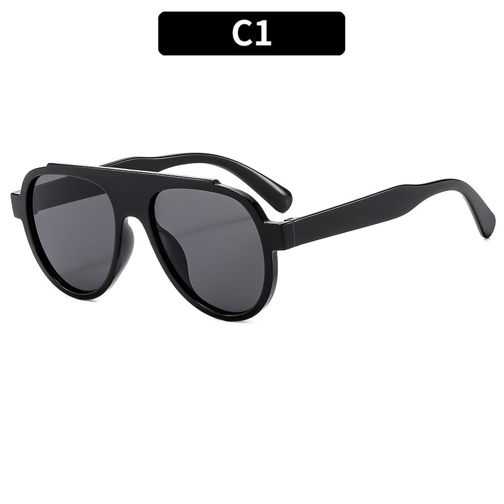 Bold Patterned Oversized Sunglasses