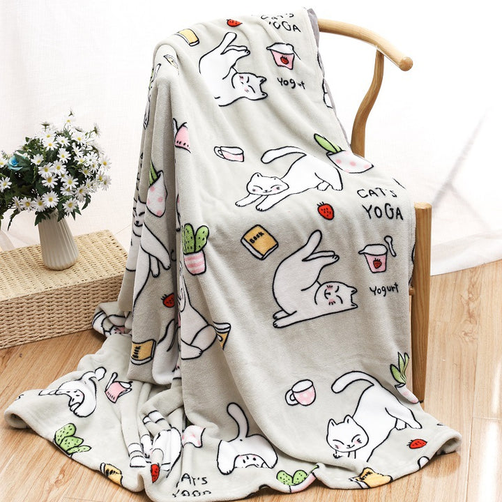 Geometric Pattern Cozy Throw Blanket
