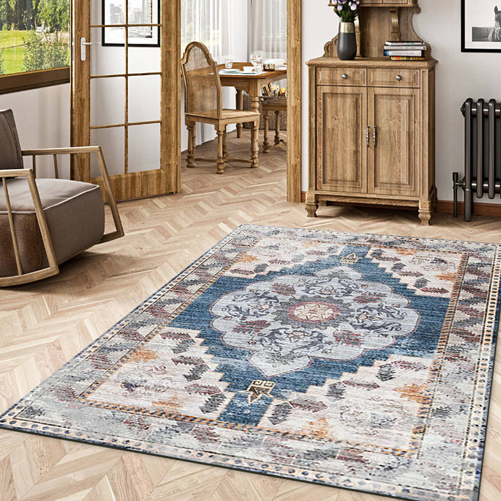 Ornate Vintage-Inspired Area Rug