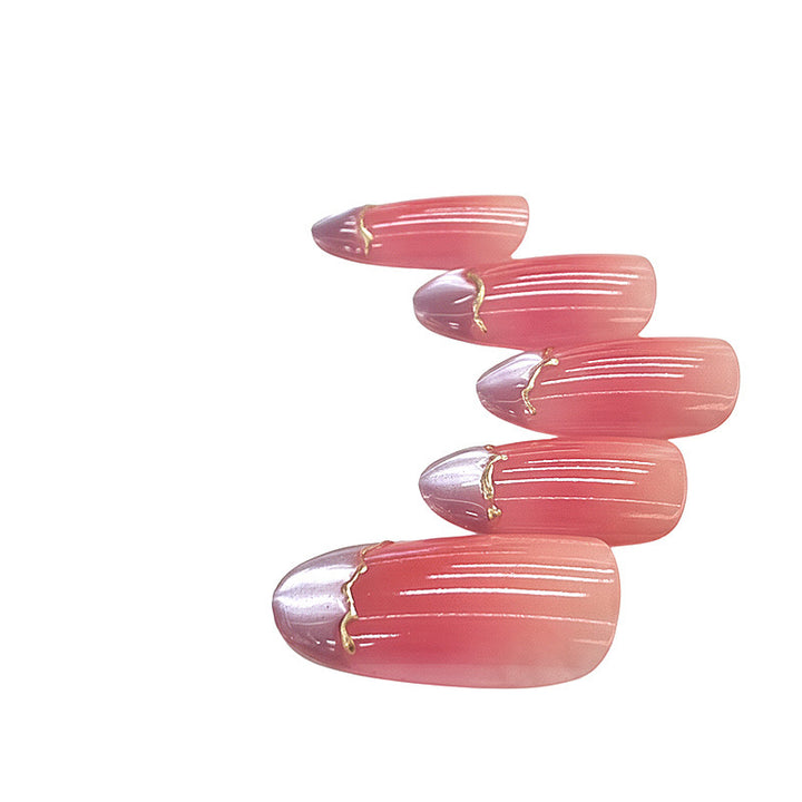Elegant Marble Design Press-On Nails Kalsten