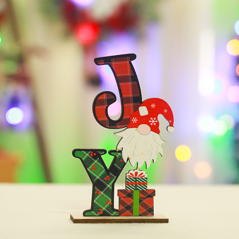 Festive wooden decoration with Christmas motif Kalsten