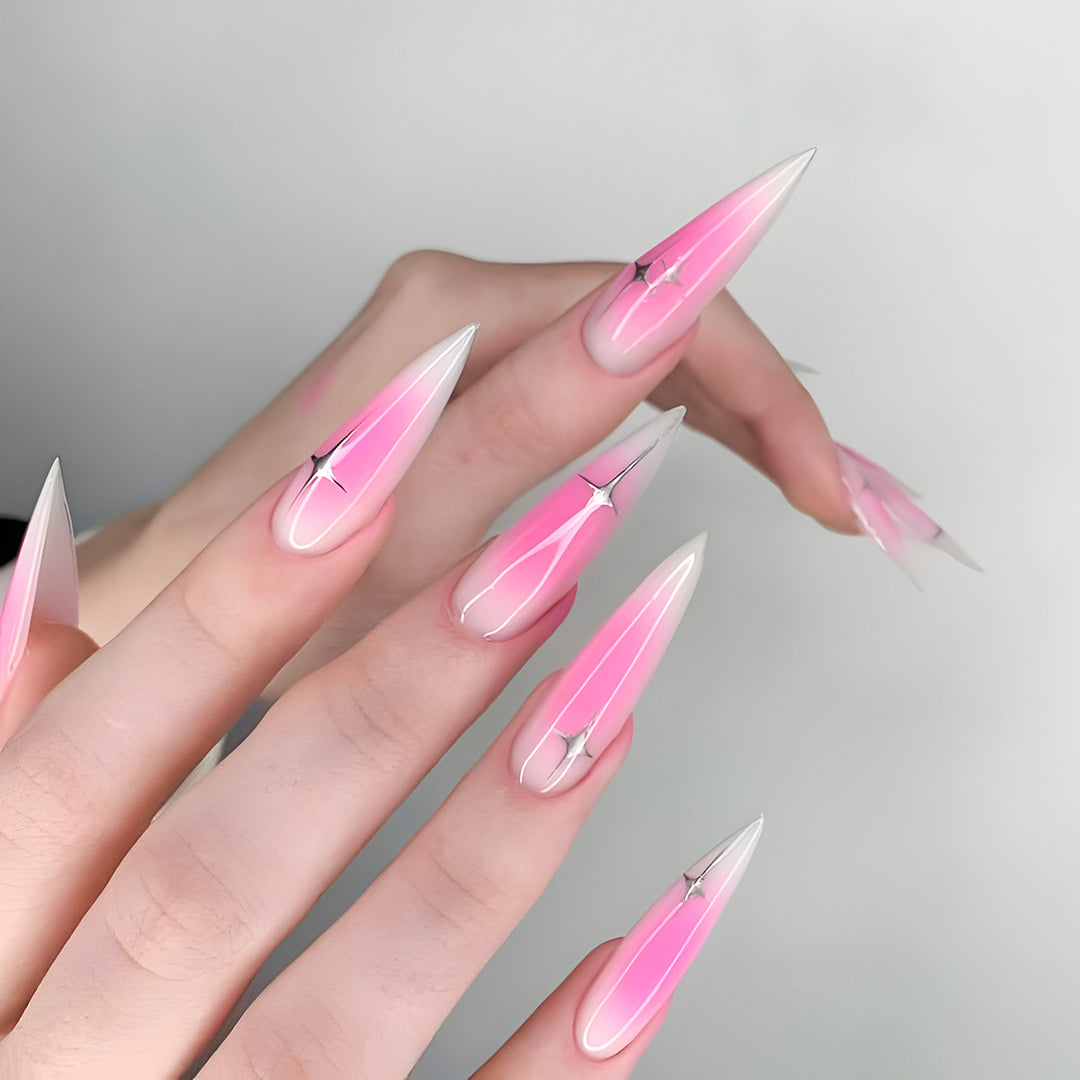 Elegant Stiletto Nail Art Kalsten