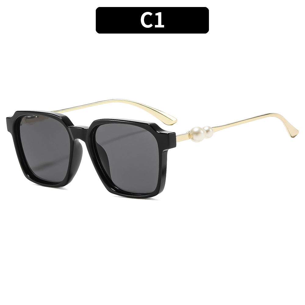 Elegant Wide Square Frame Sunglasses