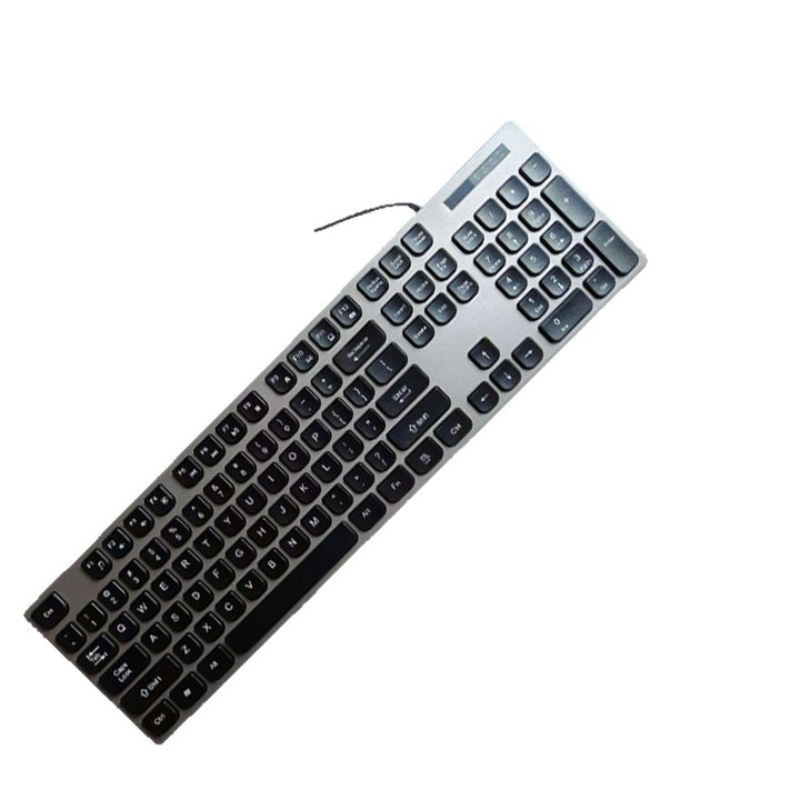 Wired Multimedia Keyboard with Ergonomic Design Kalsten