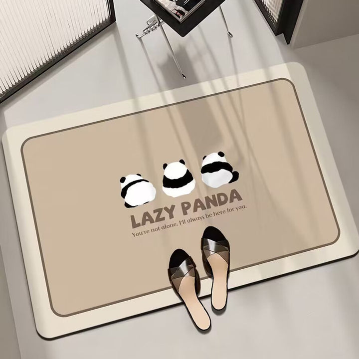 Cartoon-Themed Bath Mat
