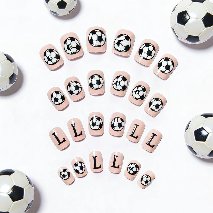 Sporty Themed Nail Art Design Kalsten
