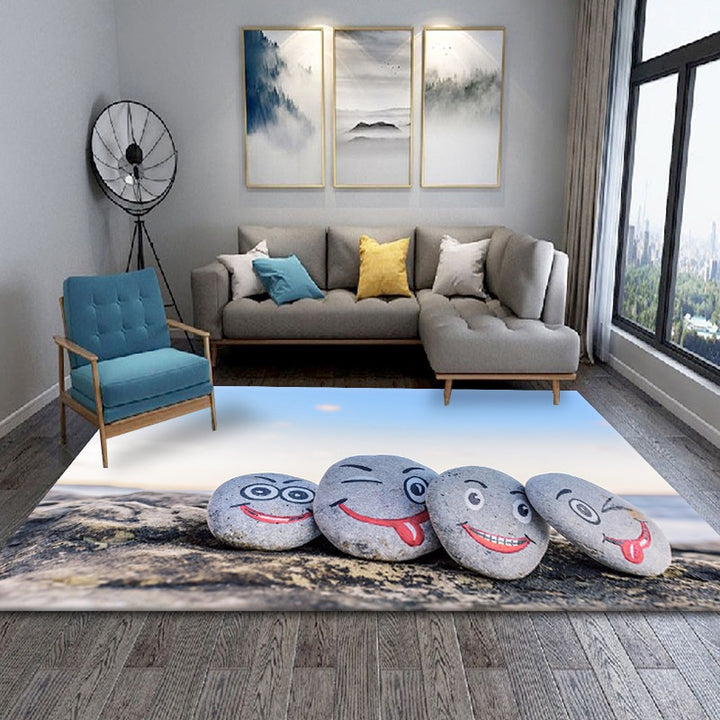 Stone Pattern Area Rug