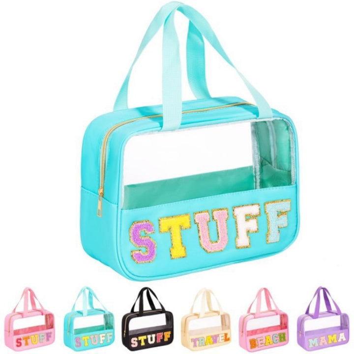 Cosmetic Organizer Bag with Clear Viewing Window Kalsten