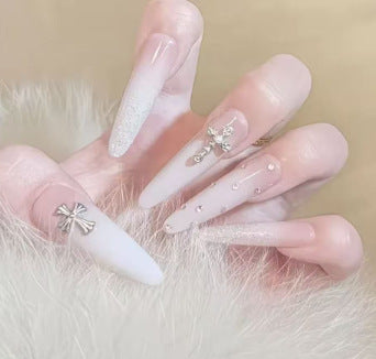 Artistic Heart Pattern Nail Art Extensions Kalsten