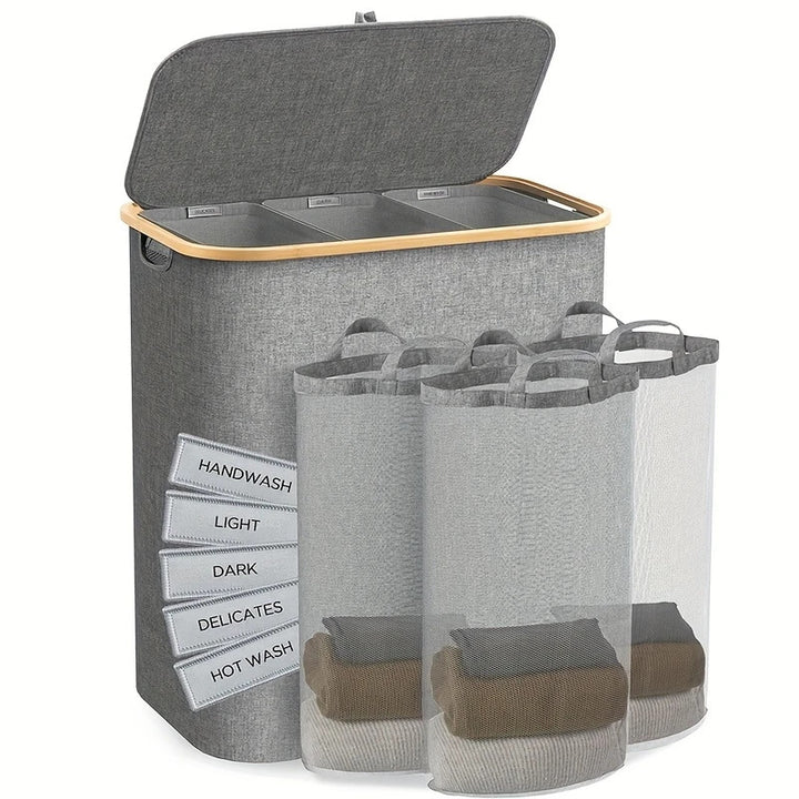 Laundry separation system with practical lid and compartments Kalsten