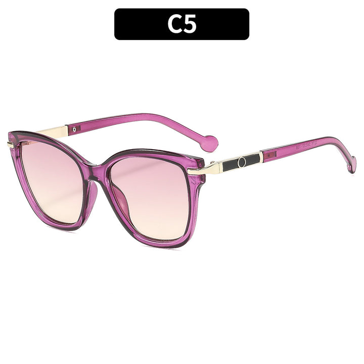 Classic Style Stylish Oversized Cat-Eye Sunglasses