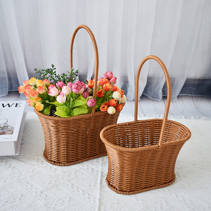 Handcrafted Natural Woven Storage Baskets Kalsten