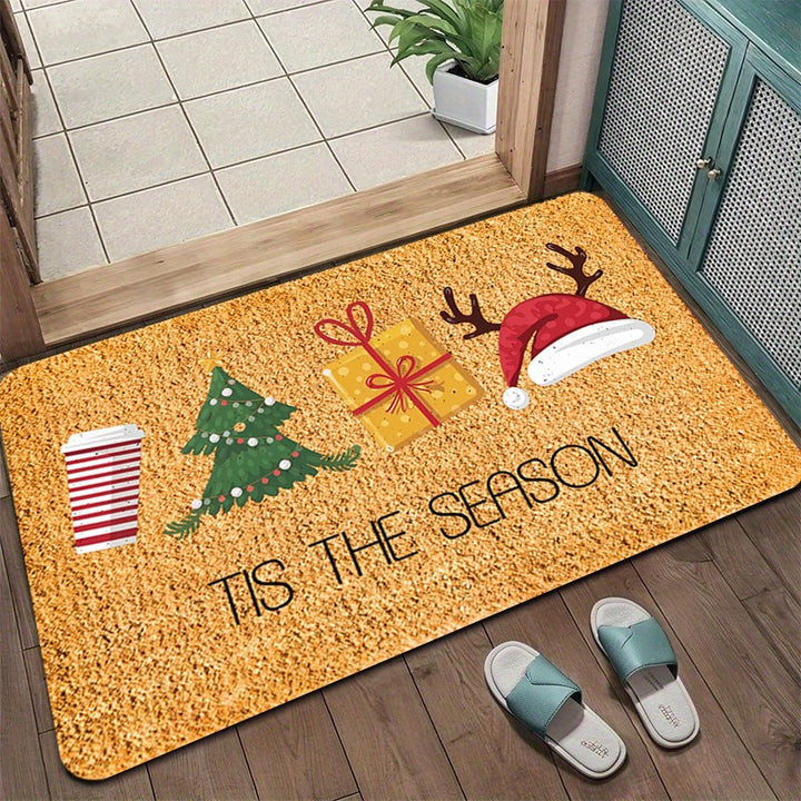 Festive Holiday Door Mat Kalsten