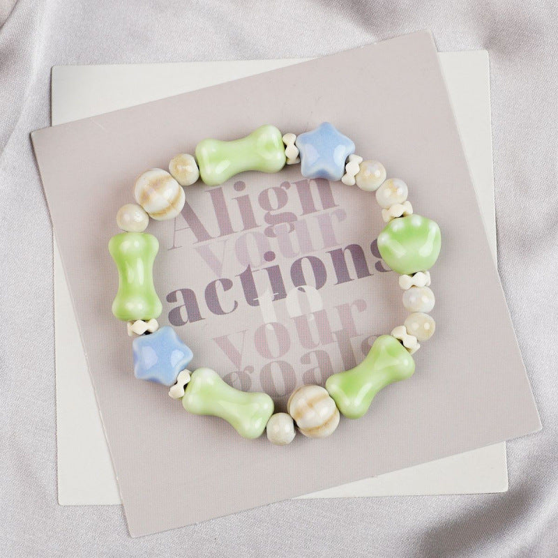 Heart-Shaped Beaded Bracelet Kalsten