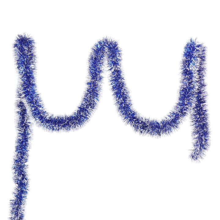 Glittering Christmas garland with snowflake motifs