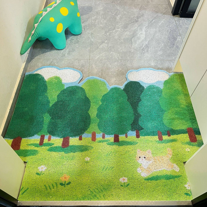 Cartoon Forest Animal Doormat Kalsten