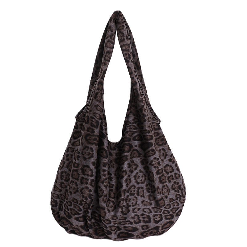 Soft Suede Slouchy Tote Bag