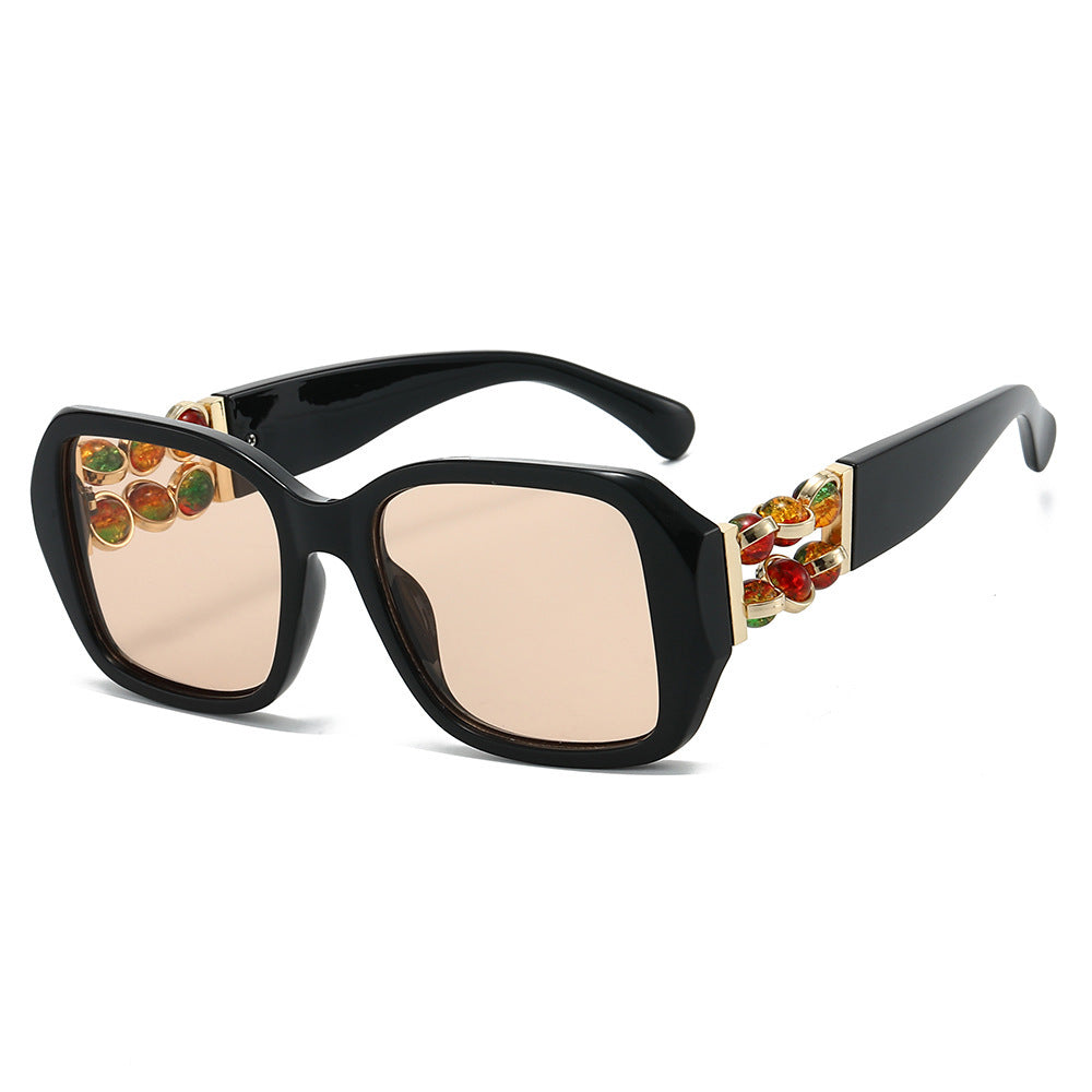 Decorative Oversized Square Sunglasses Kalsten
