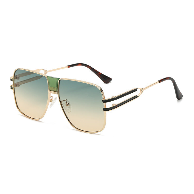Women modern square sunglasses with elegant metal frame Kalsten