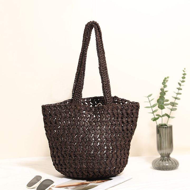 Hand-knotted cotton tote bag Kalsten