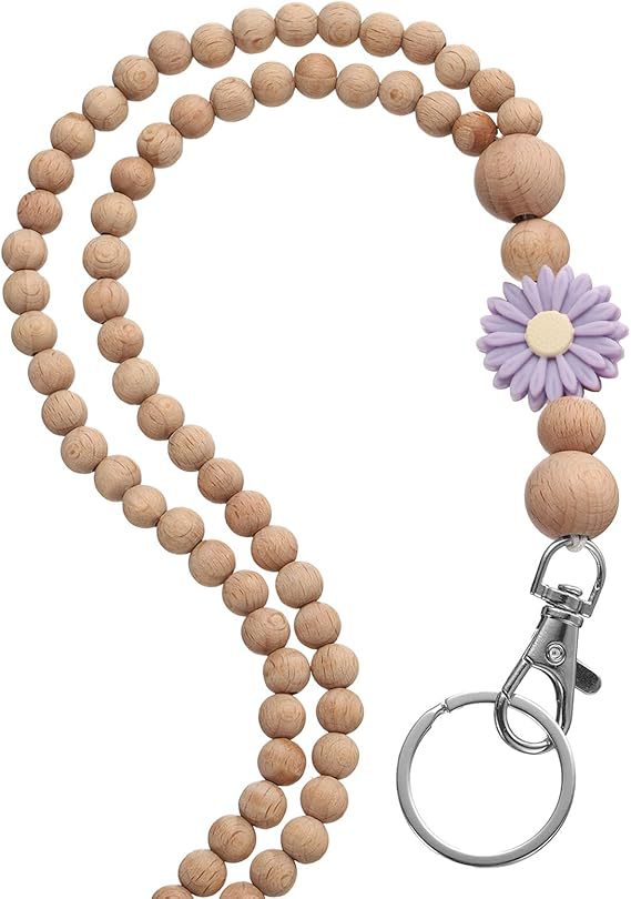Decorative Beaded Keychain Lanyard Kalsten