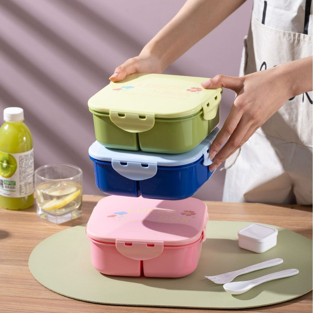 Stackable Multi-Compartment Lunch Box