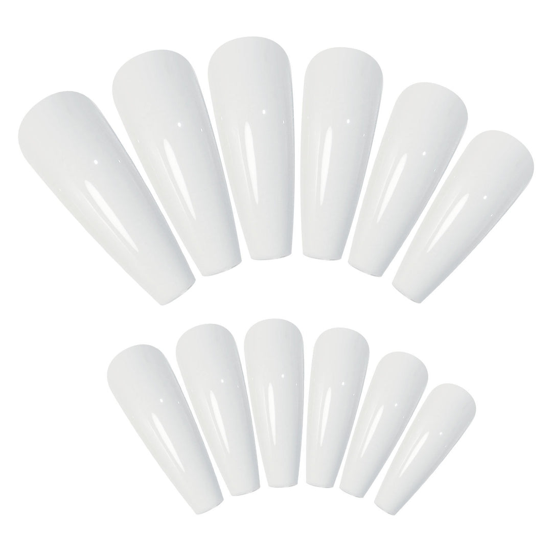 Artificial nail set with elegant tips and glossy finish Kalsten