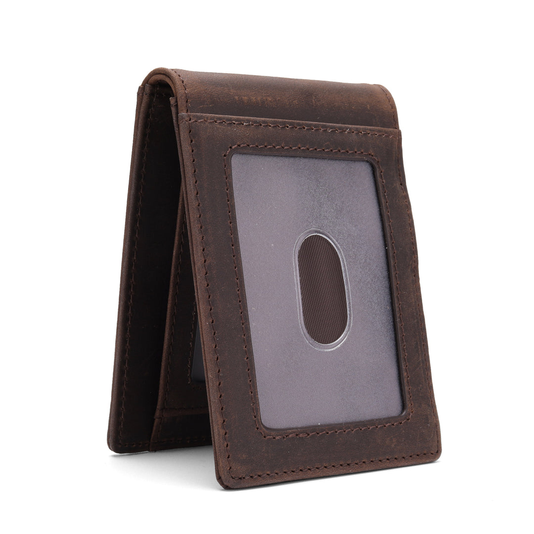 Compact RFID-Blocking Leather Wallet Kalsten
