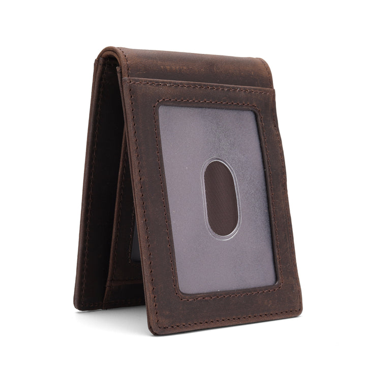 Compact RFID-Blocking Leather Wallet Kalsten