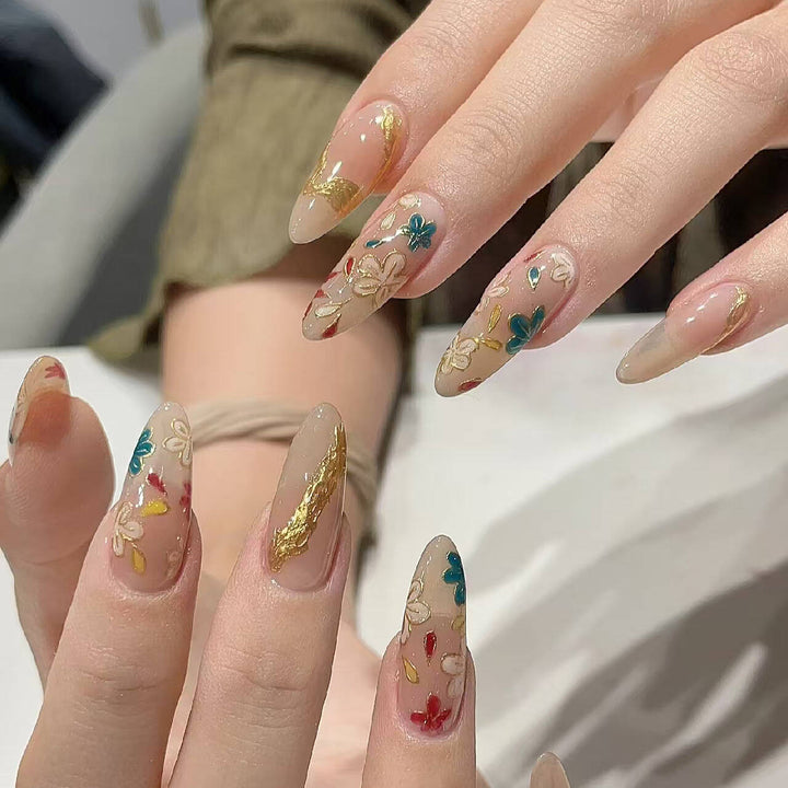 Premium Glittering Press-On Nail Extensions Kalsten