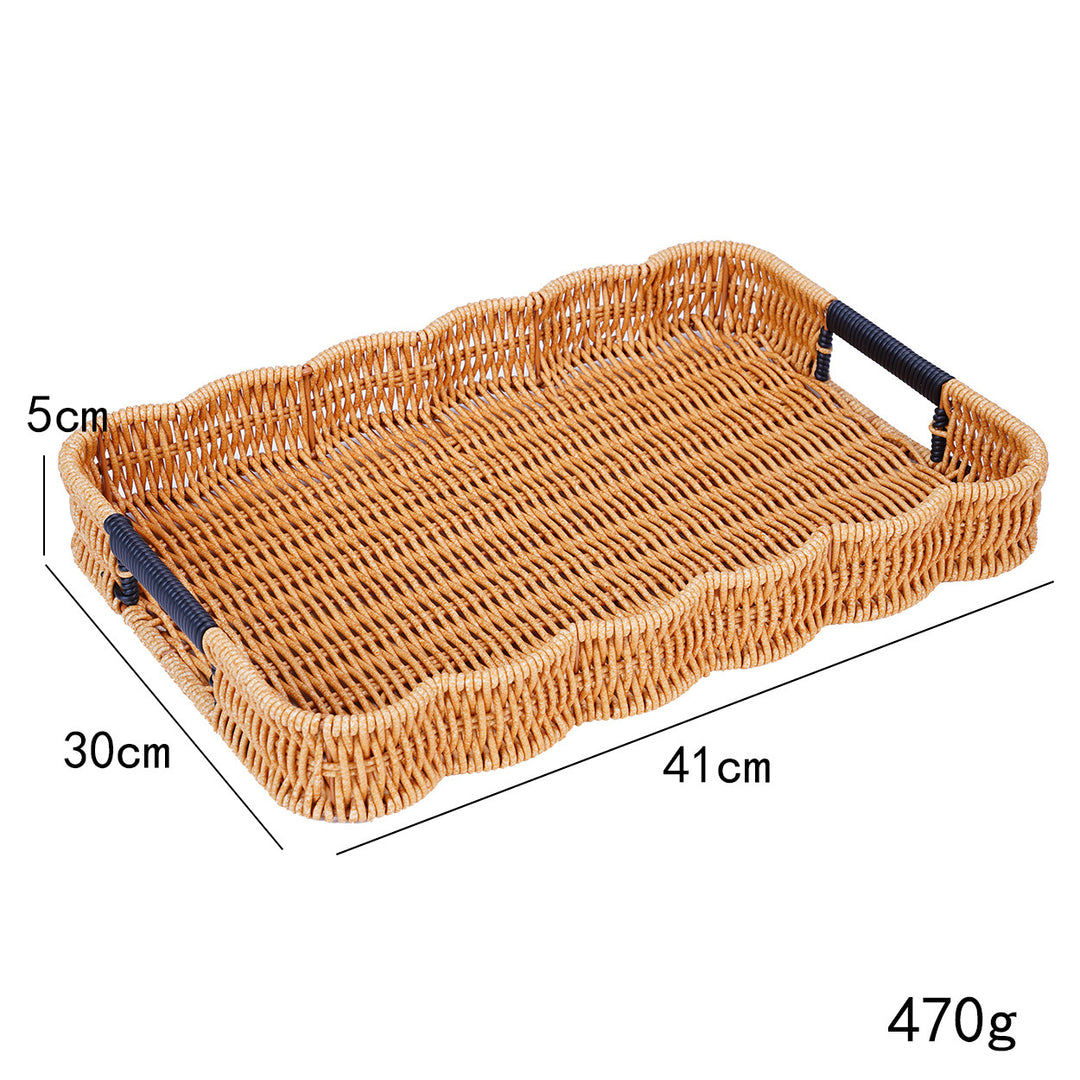 Woven Decorative Serving Tray Kalsten