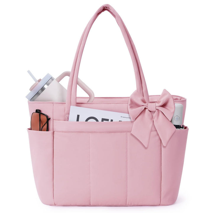 Elegant tote bag with bow design Kalsten
