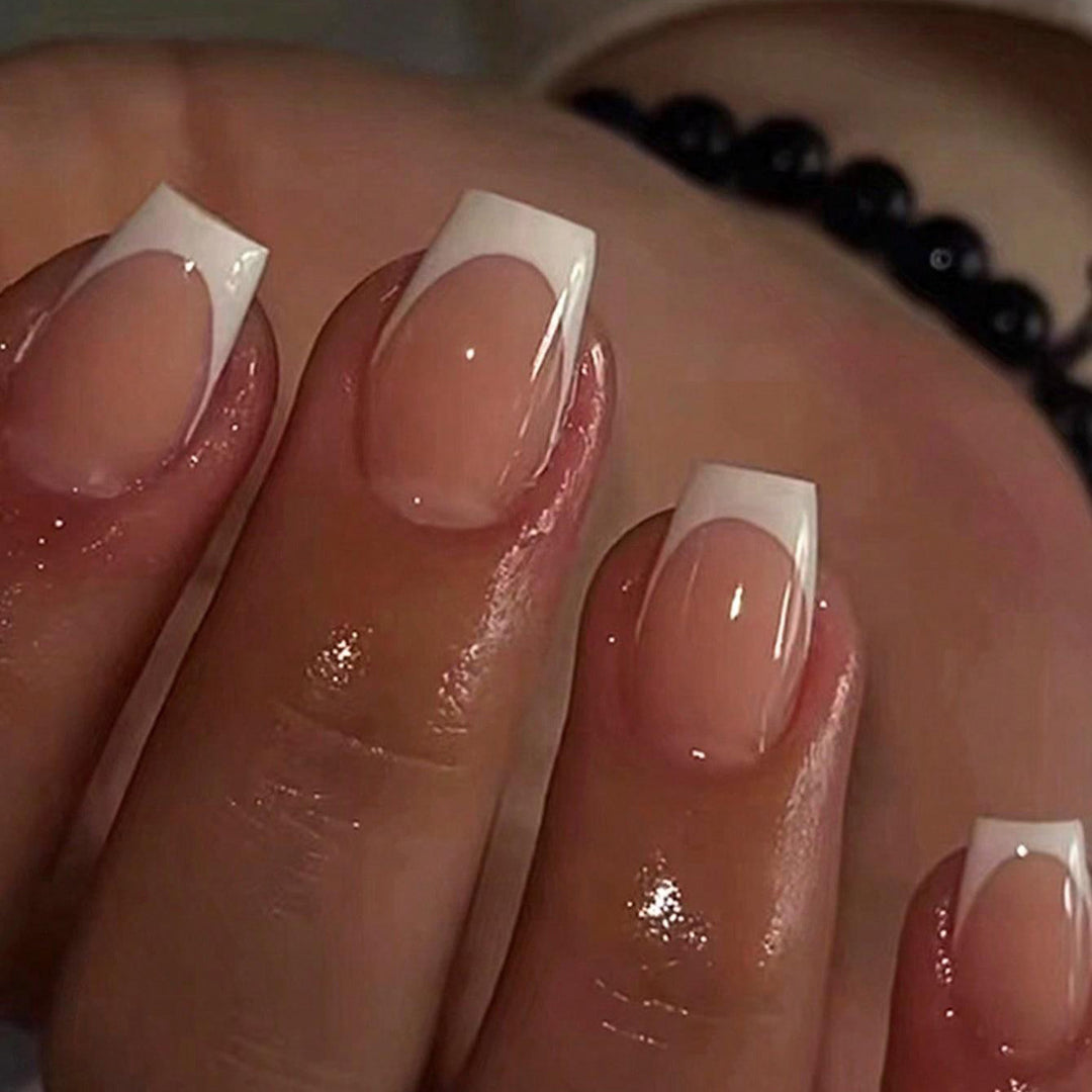 Artificial nails in elegant French style Kalsten