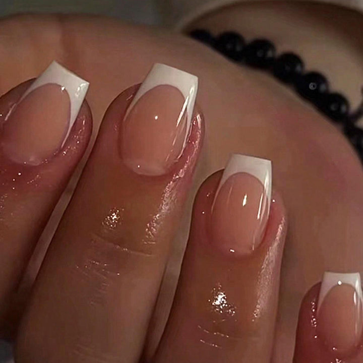 Artificial nails in elegant French style Kalsten