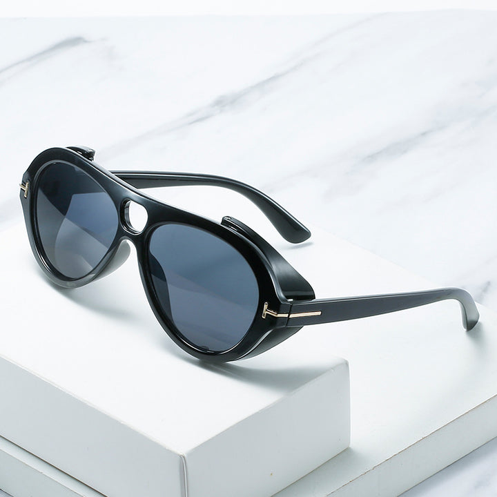Retro-Inspired Shield Sunglasses Kalsten